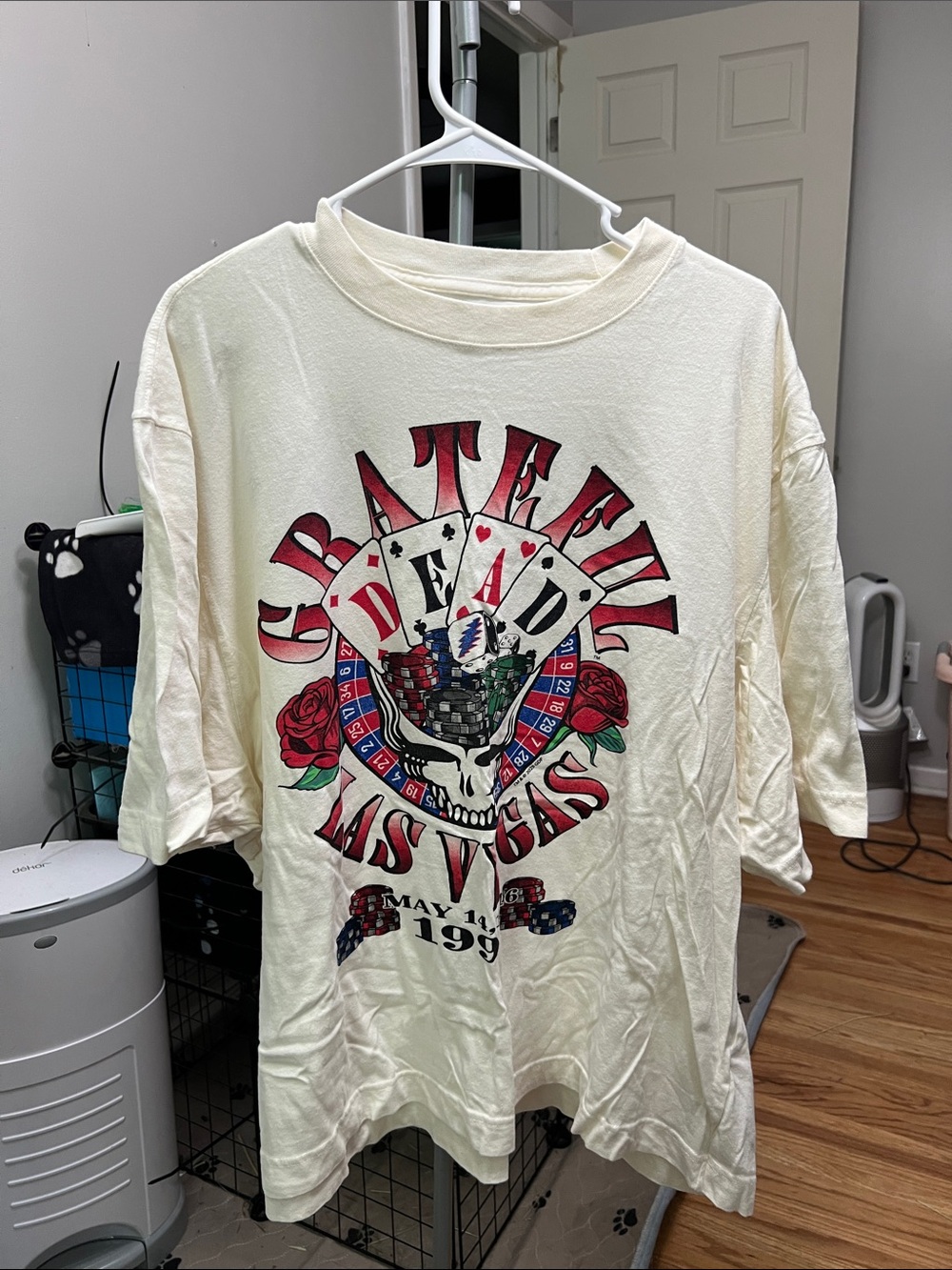 Abercrombie & Fitch Cream Grateful Dead Las Vegas Graphic Tee